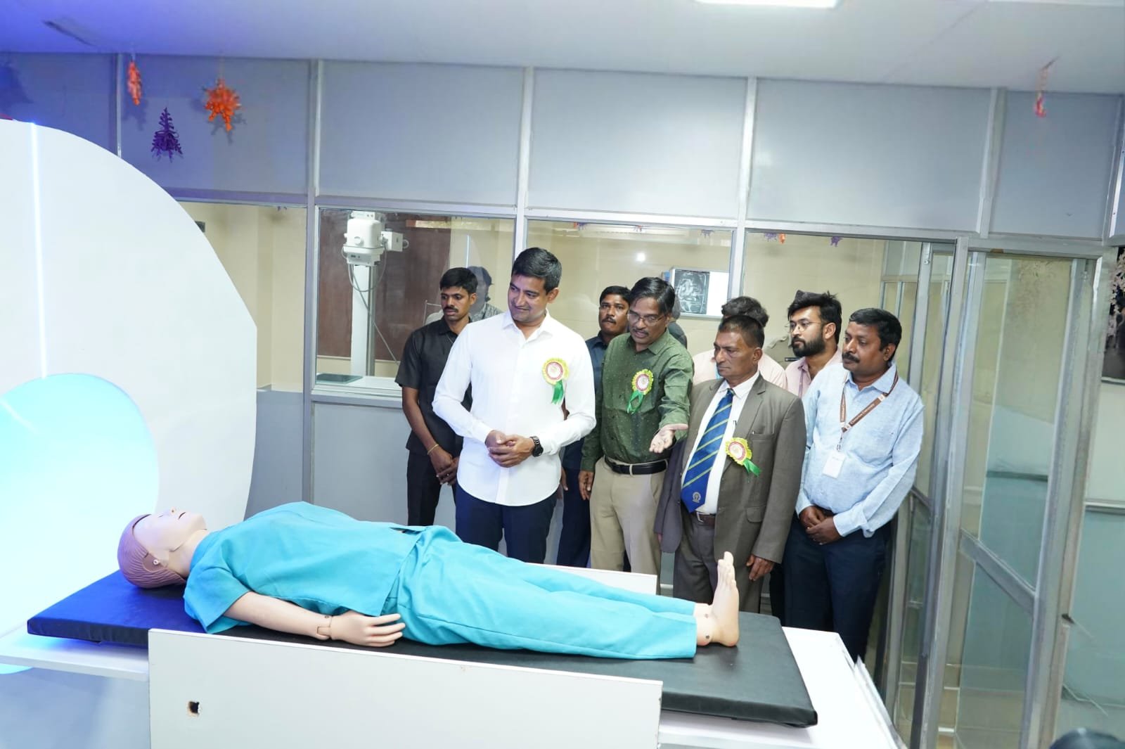 Sparvixa Innovations CT Simulator inaugurated by Hon'ble Minister Shri Kondapalli Srinivasa Rao at Centurion University